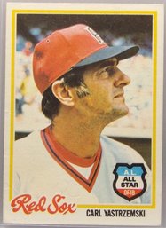1978 Topps:  Carl 'Yaz' Yastrzemski