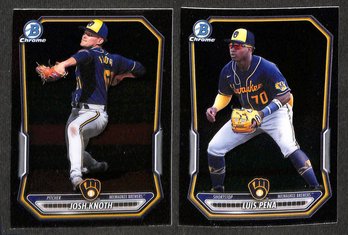 2026 Bowman Chrome Baseball:  Josh Knoth & Luis Pena