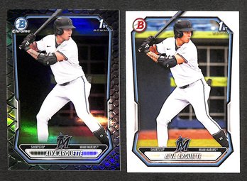 2026 Bowman Chrome Baseball:  Aiva Arquette {Bowman 1st Inc/ 1 Reptilian}