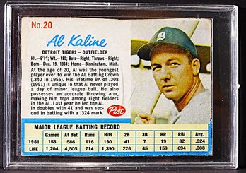 1962 Post:  Al Kaline
