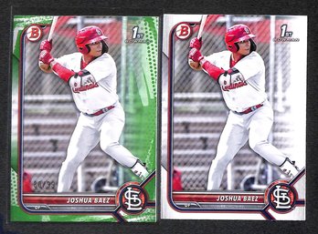 2022 Bowman Chrome:  Joshua Baez {SP - #80/99}