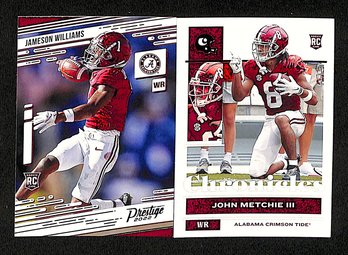 2022 Panini Chronicles:  Jameson Williams & John Metchie III  {2-Card Rookie Lot}