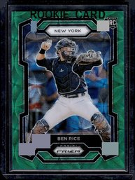 2024 Panini Prizm:  Ben Rice {Rookie Card - Green Scope}  SP #37/75