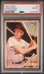 1962 Topps: Boog Powell {Rookie Gold Cup} - PSA 8 {NM/MT} ...Near Mint/Mint