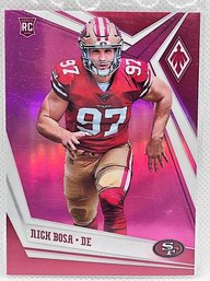 2019 Phoenix:   Nick Bosa Pink Holo {Rookie} SP - # 189 /199