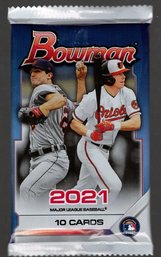 2021 Bowman:  1 X Sealed Pack {10 Cards}