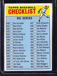 1966 Topps:  Checklist {6th Series}