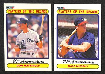 1990 Fleer:  Don Mattingly & Dale Murphy