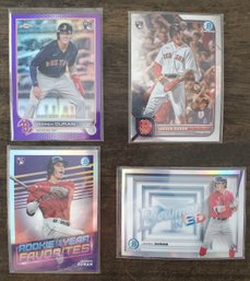 Bowman 2022:  Jarren Duran {3 Rookie Cards}