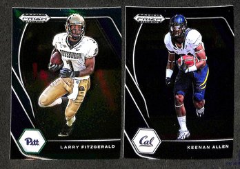 2021 Panini Prizm Draft Picks:  Larry Fitzgerald & Keenan Allen