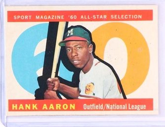 1960 Topps:  Hank Aaron