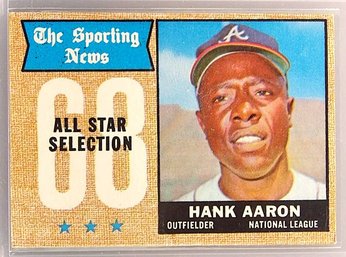 Topps 1968:  Hank Aaron {All-Stars}