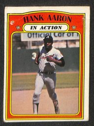 1972 Topps:  Hank Aaron {Card #300}
