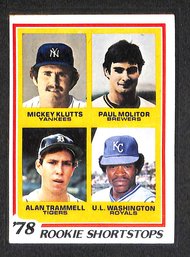 1979 Topps:  '78 Rookie Catchers - Paul Molitor & Alan Trammel