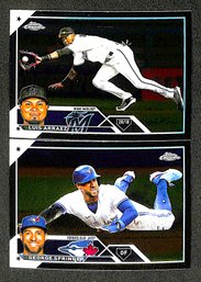 2023 Topps Chrome:  Luis Arranez & George Springer