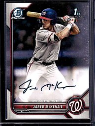 2022 Bowman Chrome:  Jared McKenzie {1st Bowman} - Chrome Auto