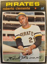 1971 Topps:  Roberto Clemente