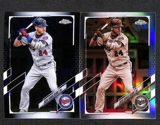 2021 Topps Chrome:  Josh Donaldson {2 Card Lot//1-Sepia}