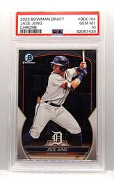 Jace Jung 2023 Bowman Chrome PSA 10