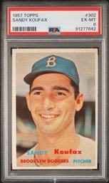 1957 Topps:  Sandy Koufax - PSA '6'  {EX-MT} ...Excellent-Mint