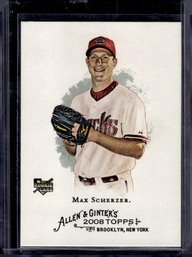 2008 Topps Allen & Ginter:  Max Scherzer {Rookie Card}