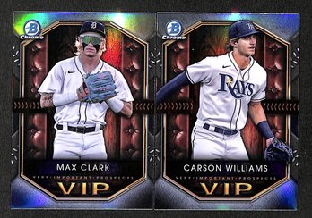 2025 Bowman:  Max Clark & Carson Williams {2-Card VIP Lot}