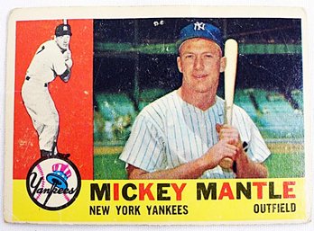 1960 Topps:  Mickey Mantle