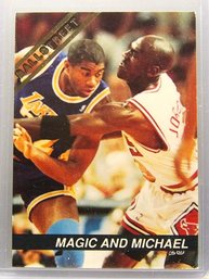Ballstreet Card:  Michael Jordan & Magic Johnson