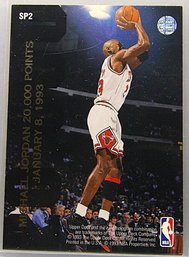 1993 Upper Deck:  Dominique Wilkins & Michael Jordan {Scored 20,000 Points}