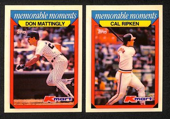 1988 Topps:  Don Mattingly & Cal Ripken, Jr. {Memorable Moments}