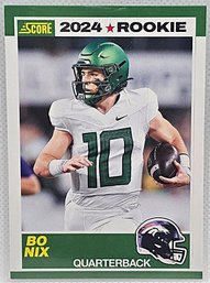 2024 Score Bo Nix {Rookie Card}