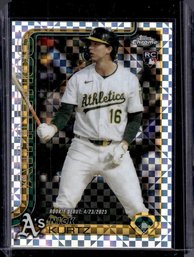 2025 Topps Chrome Update: Nick Kurtz {Rookie Card} 'Xfractor'