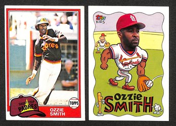 Topps 1981 & 1992 Topps For Kids:  Ozzie Smith