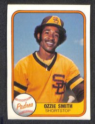 1981 Fleer:  Ozzie Smith