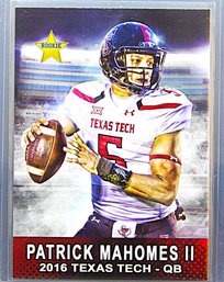 Patrick Mahomes:  2016 Collegiate Rookie Promo {Only 1000 Printed}