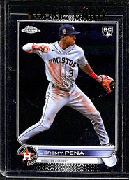 2022 Topps Chrome:  Jeremy Pena {Rookie Card}
