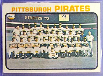 1973 Topps:  Pittsburgh Pirates Team Card