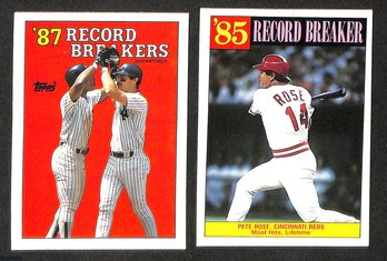 Topps 1986 & 1988:  Pete Rose & Don Mattingly