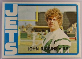 1972 Topps:  John Riggins {Rookie Card}