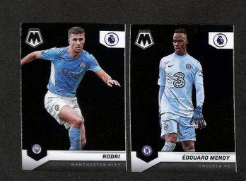2021-22 Panini Mosaic:  Rodri & Edouard Mendy