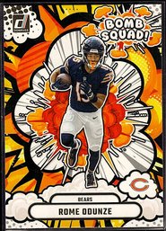 2025 Donruss:  Rome Odunze - Bomb Squad  #BS-ROE Chicago Bears