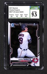 Aaron Sabato:  CSG Gem Mint 9.5