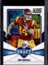 2018 Score:  Sam Darnold {Rookie Card NFL Draft  #1}