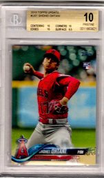 2018 Topps Update:  Shohei Ohtani {Rookie Card}- BGS 10 'Pristine'