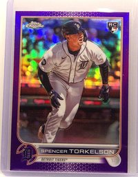 Spencer Torkelson:  {RC} - Purple 2022 Topps Chrome