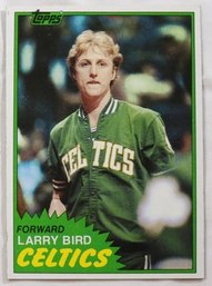 1981 Topps:  Larry Bird {2nd Year Card}
