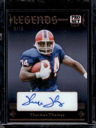 2024 Leaf Pro Set Pure:  Thurman Thomas {Auto - SP # 5/10