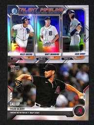 2021 Bowman Chrome & 2021 Topps Now:  Detroit Tigers Talent Pipeline & Tyler Gilbert