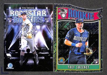 2025 Bowman Chrome:  Trey Sweeney {Rockstar Rookies} & {ROY Favorites}