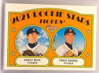 2021 Topps: Tarik Skubal & Casey Mize {Rookie Stars}